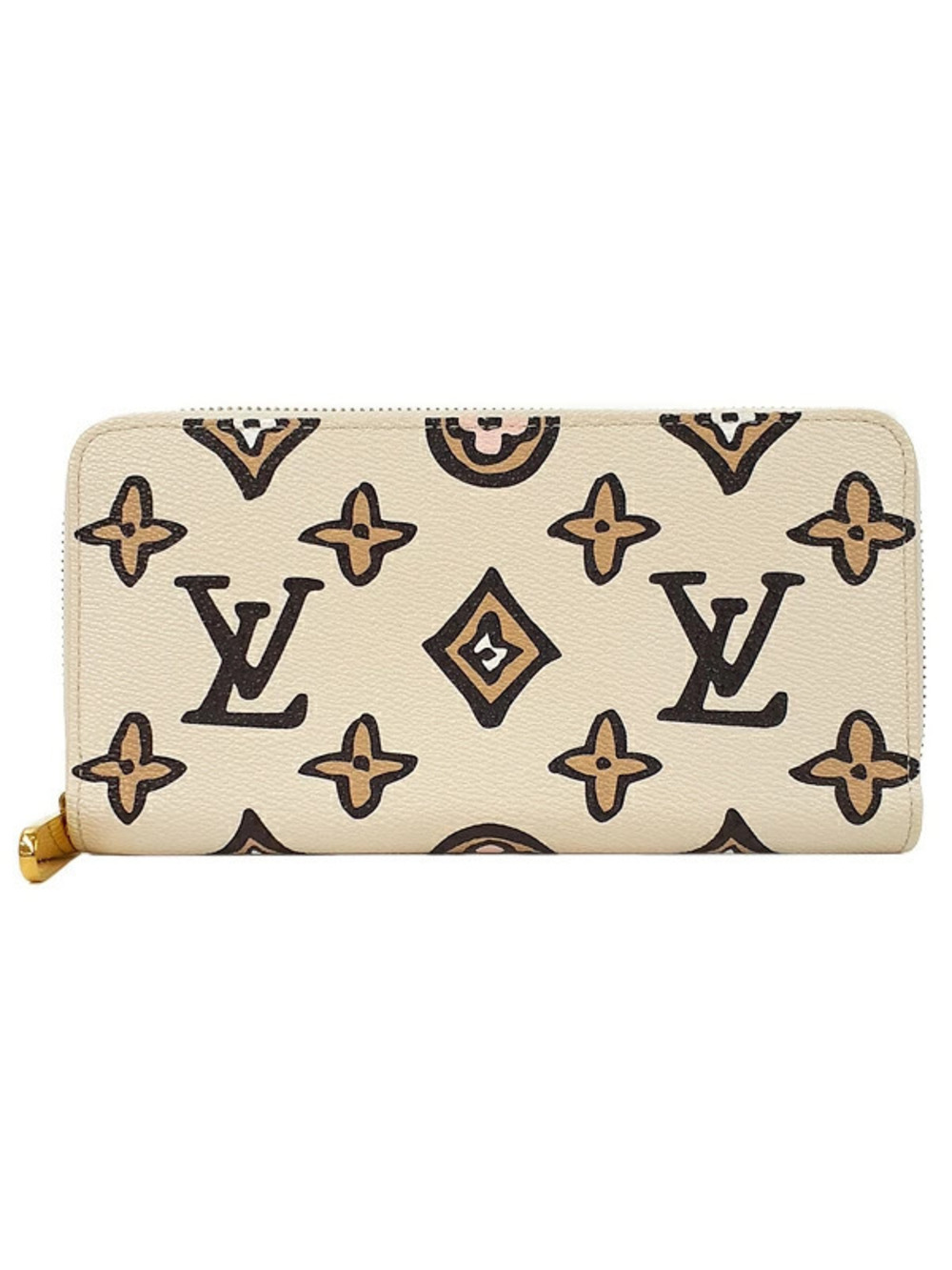 Louis Vuitton Monogram Zippy Wallet Round Zipper Long